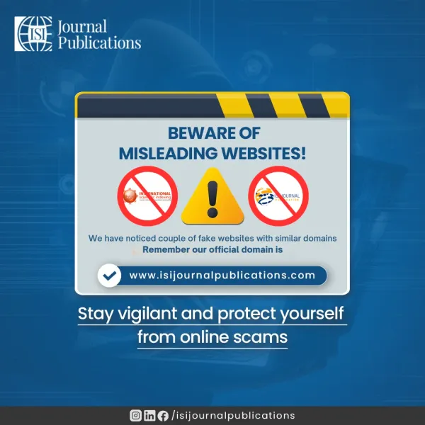 Important notice about fake websites using the ISI Journal Publications name